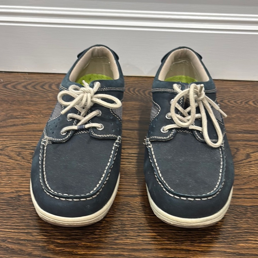 Men's Navy Boat Shoes